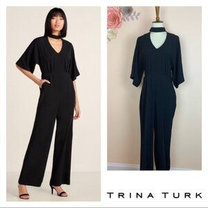 New! TRINA TURK Ambient Open Back Jumpsuit